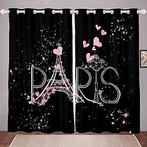 Feelyou Paris Curtains for Kids Cover