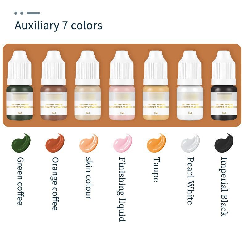 Amazon | タトゥーインク 8ml 23色 アートメイク インク 植物エキス