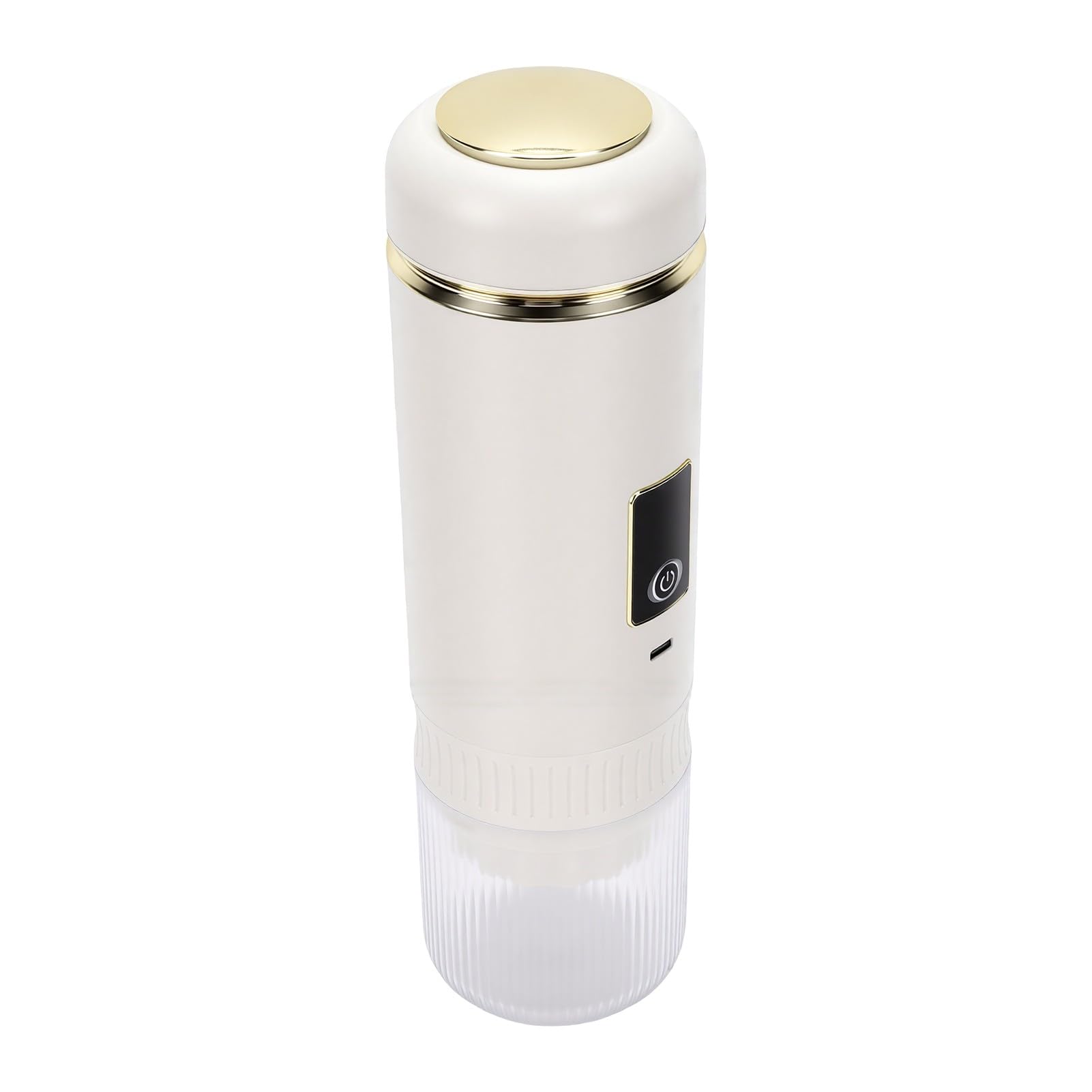 RIZGHWOY Portátil 200ML Recargable Inalámbrica, Auto-calentable para Cápsulas de café y café Molido