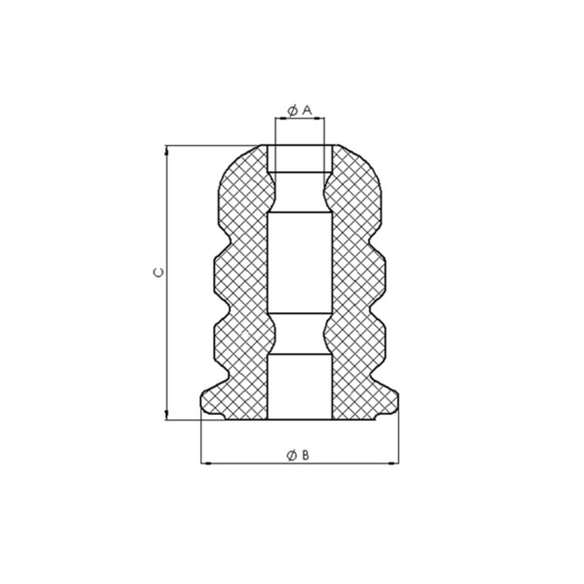 Butée De Ressort Hélicoïdal Arrière TEDGUM TED75903 - Pour Fiat Ducato (gauche/droite)