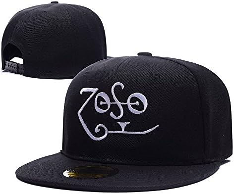 Led Zeppelin Band Logo Adjustable Snapback Embroidery Hats Caps
