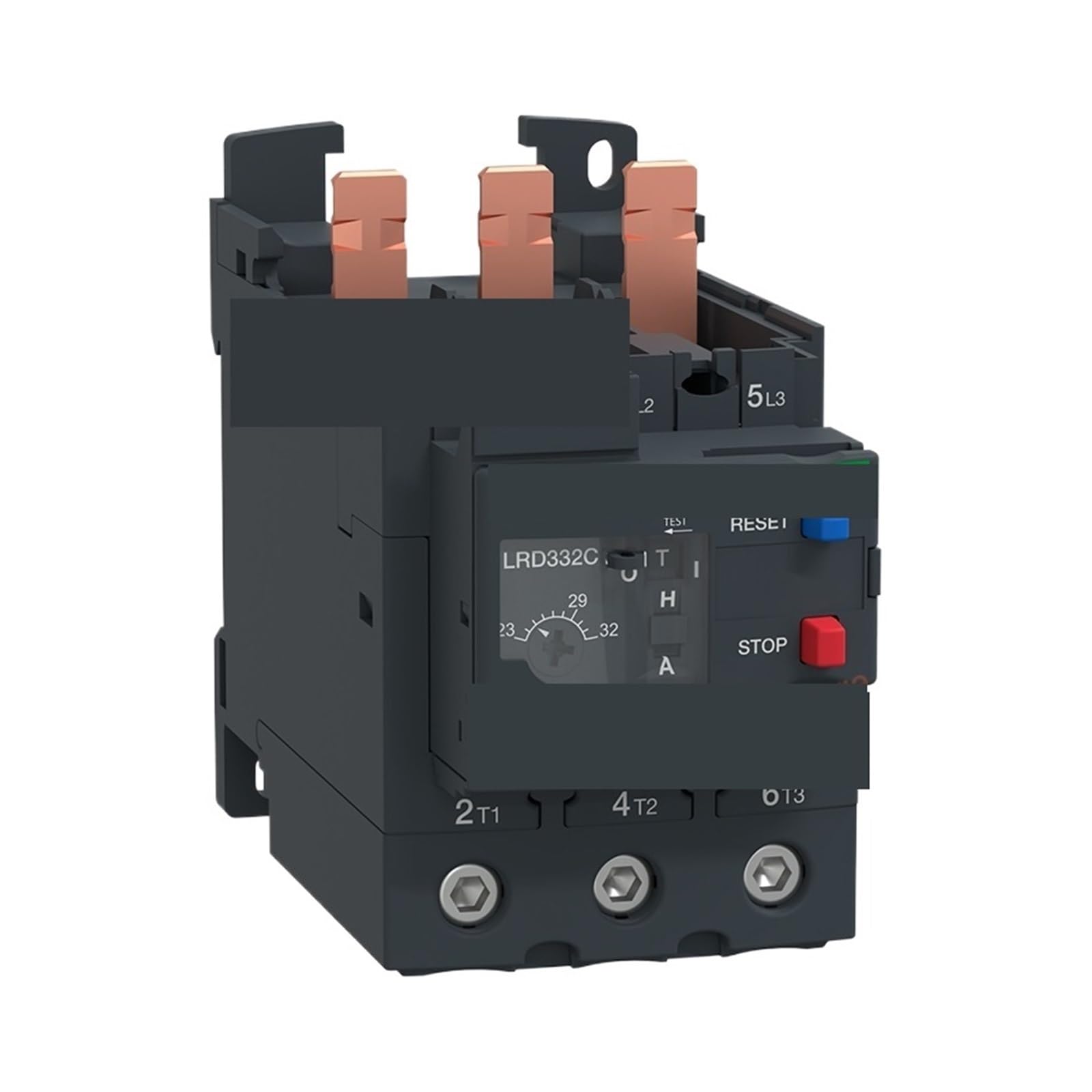 Relais thermique trip level 10A LRD340C calibre ajustable 30-40A