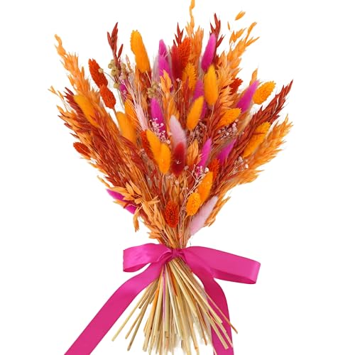 Ramo de flores secas boho para jarrón 17" miniatura 1