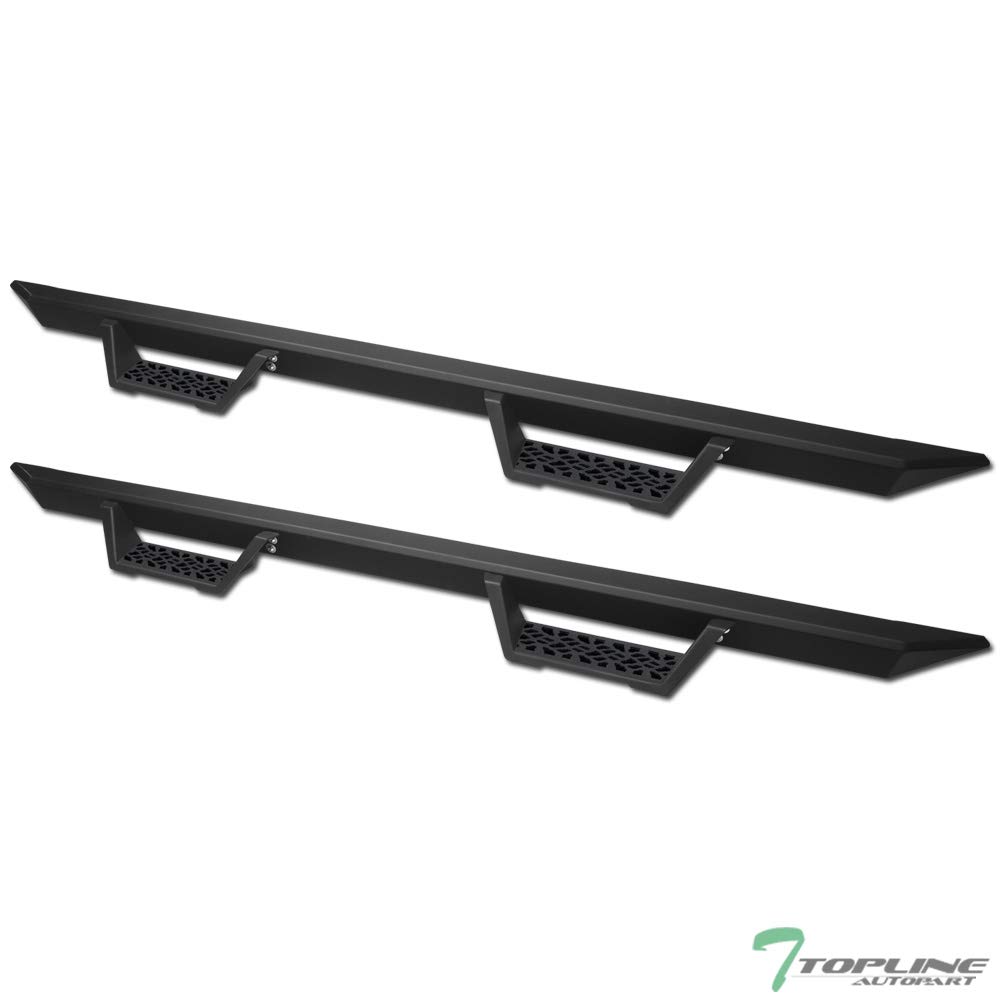 Buy Topline Autopart Matte Black Modular Drop Step Side Nerf Bars Rail