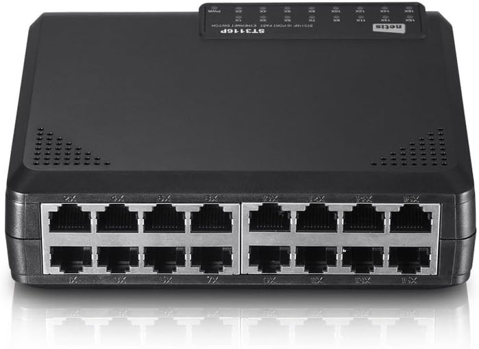 🔥 Netis ST3116P 16-Port 10/100 Desktop Switch