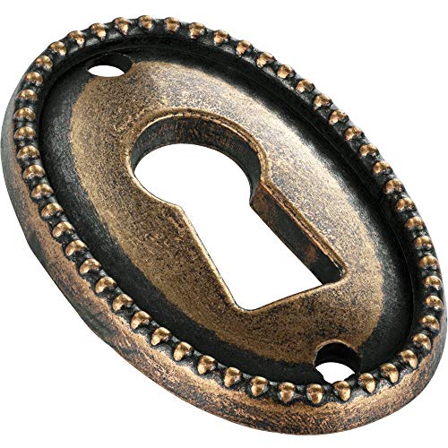 Gedotec Schlüsselschild Antik | Schlüssel-Rosette mit Euro-Sperre | SALZBURG |