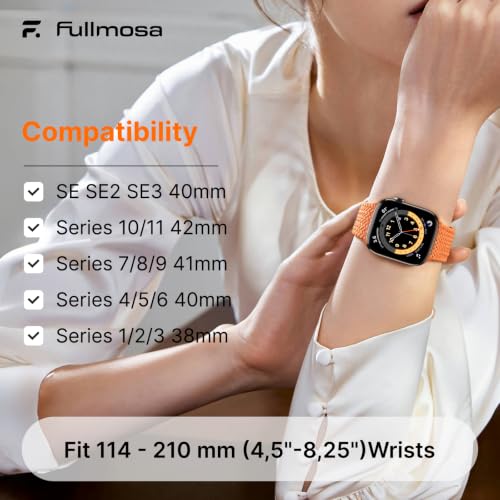 Image of Fullmosa 2 Pack Magnetic Nylon Strap for Apple Watch