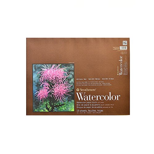 Strathmore 400 Series Watercolor Pad 12 in. x 12 in. tape bound pad of 12 [PACK OF 2 ]