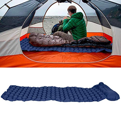 Tapete para dormir, colchão de ar inflável compacto e portátil, durável para acampamento, viagem, mo
