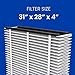 AprilAire 510 Replacement Filter for AprilAire Whole House Air Purifiers - MERV 11, Clean Air & Dust, 31x28x4 Air Filter (Pack of 2)