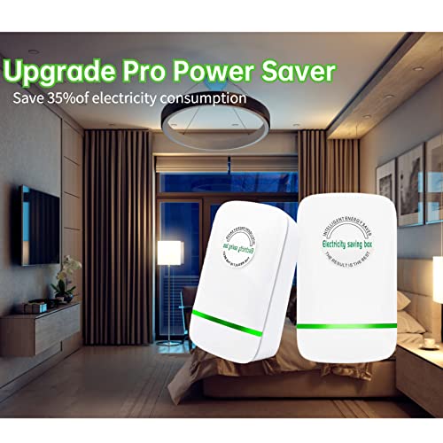 Pro Power Saver, Energy Saver, Upgraded Pro Power Save Electricity Saving Box, Household Power Saver, Intelligent Power Factor Saver Household Office Market Device, US Plug 90V-250V 30KW (8 Pack)