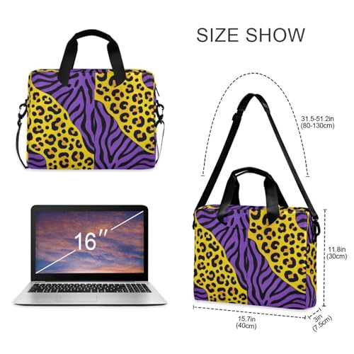 Funda portátil para laptop 15.6" amarilla morada miniatura 5