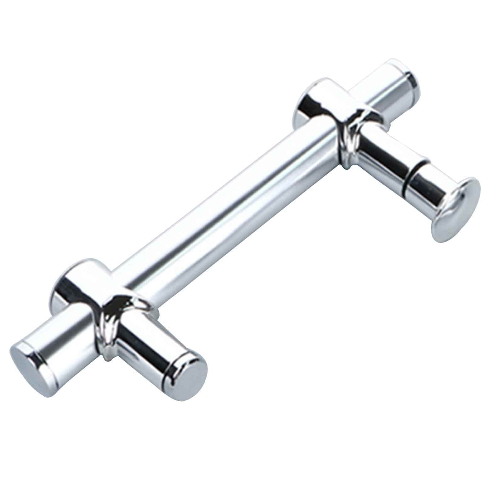 Barre d'appui de douche inox 304 poignée ergonomique pour porte en verre de salle de bain
