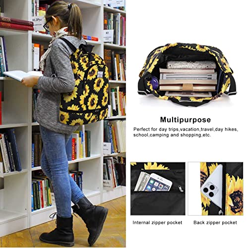 KAMO Drawstring Backpack Bag - Sport Swimming Yoga Backpack with Shoe Compartment, Two Water Bottle Holder for Men Women Large String Backpack Athletic Sackpack for Travel2