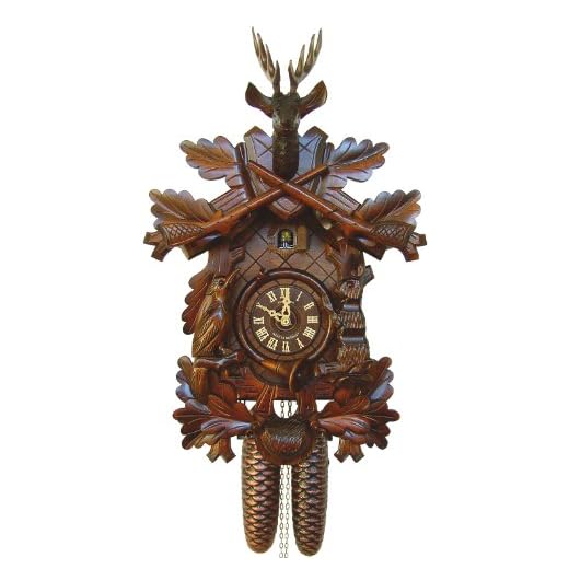 Schneider Cuckoo Clocks 8-Day Black Forest House Clock