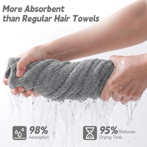 Image of Shimeyao 12 Pack Bleach Salon Towels Bulk,Light Grey,20 X 40 Inch