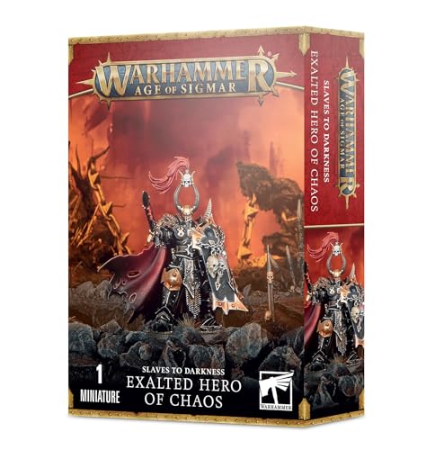 Games Workshop - Warhammer - Age of Sigmar - Slaves to Darkness: Exalted Hero of Chaos Black
