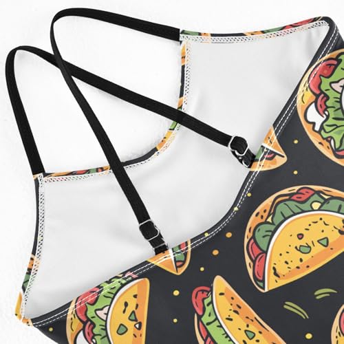Image of Girls One Pieces Swimsuit Cute Beach Swimwear with Adjustable Strap 3-10 Years