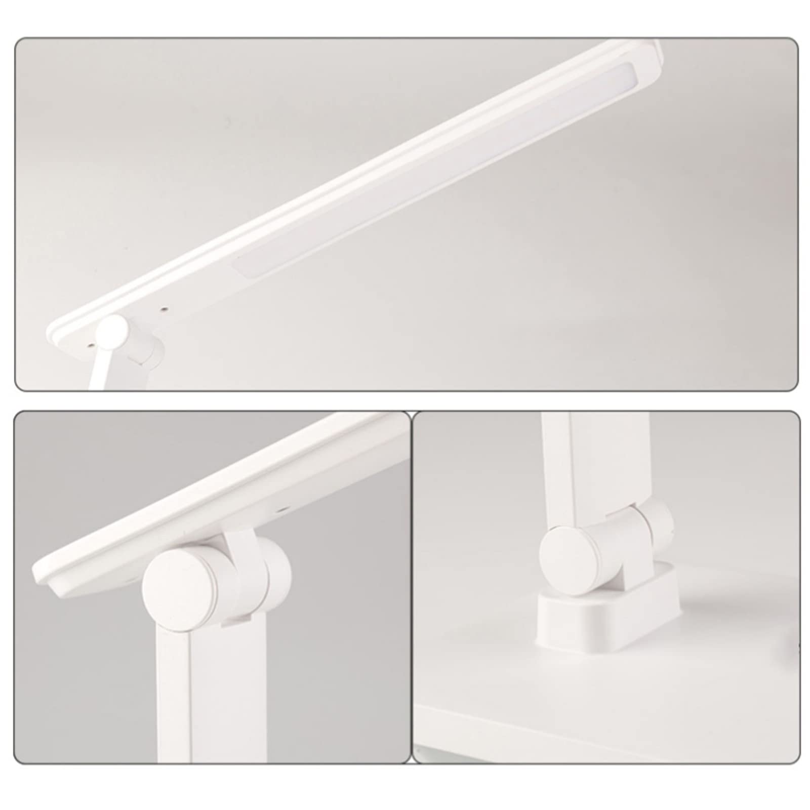 lampe de bureau Lampe de bureau à LED DIMMABLE Chargement / Plug-in Dual-Usez Touch Control Lampadaire Stepless Dimage Protection des yeux Lumière de lecture avec port de chargement USB lampe de lectu