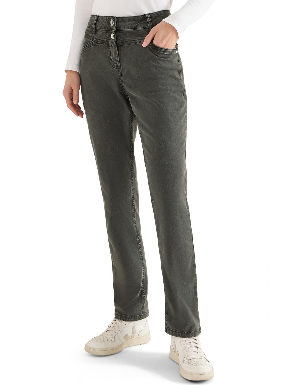 Cecil Damen Straight Leg Hose 3817756