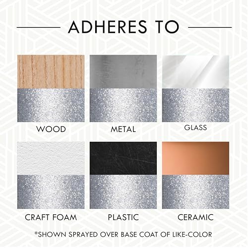 Image of Rust-Oleum 267734 Spray Paint, Each, Silver Glitter