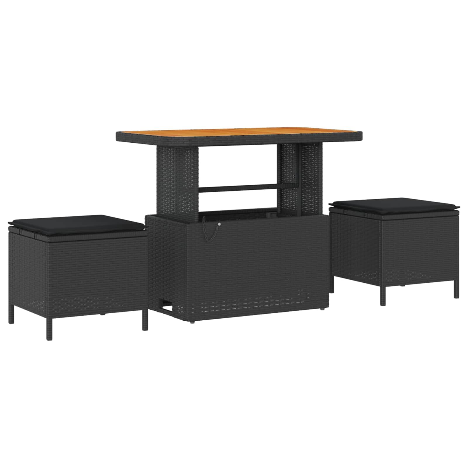 Fasba Sofá de Jardín Modular con Almacenamiento Oculto y Mesas de Acacia Espacios al Aire Libre y Familias Modelo FCZJ-3363974ES