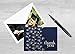 100 Bulk Thank You Cards with Envelopes (Navy Blue Gold) Made in USA | 4 x 6 Inch Professional Blank Thank You Notes | Suitable for Graduation 2025, Wedding, Small Business, Bridal & Baby Shower