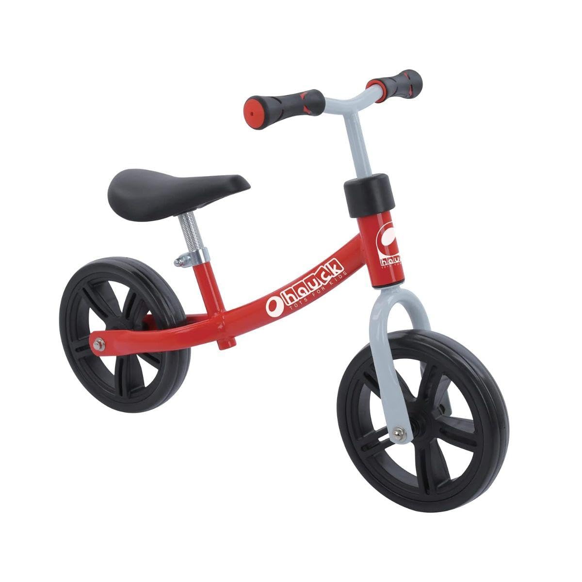 Hauck Bicicletta Senza Pedali Eco Rider per Bambini da 2 Anni, Altezza Regolabile, Fino a 20 kg, Rosso