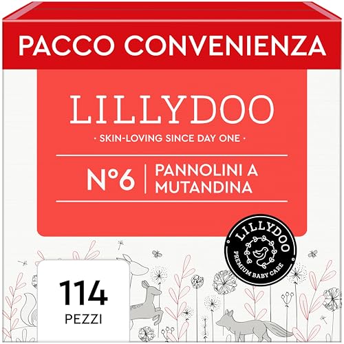 Pannolini a mutandina LILLYDOO, taglia 6 (13+ kg), 114 pz
