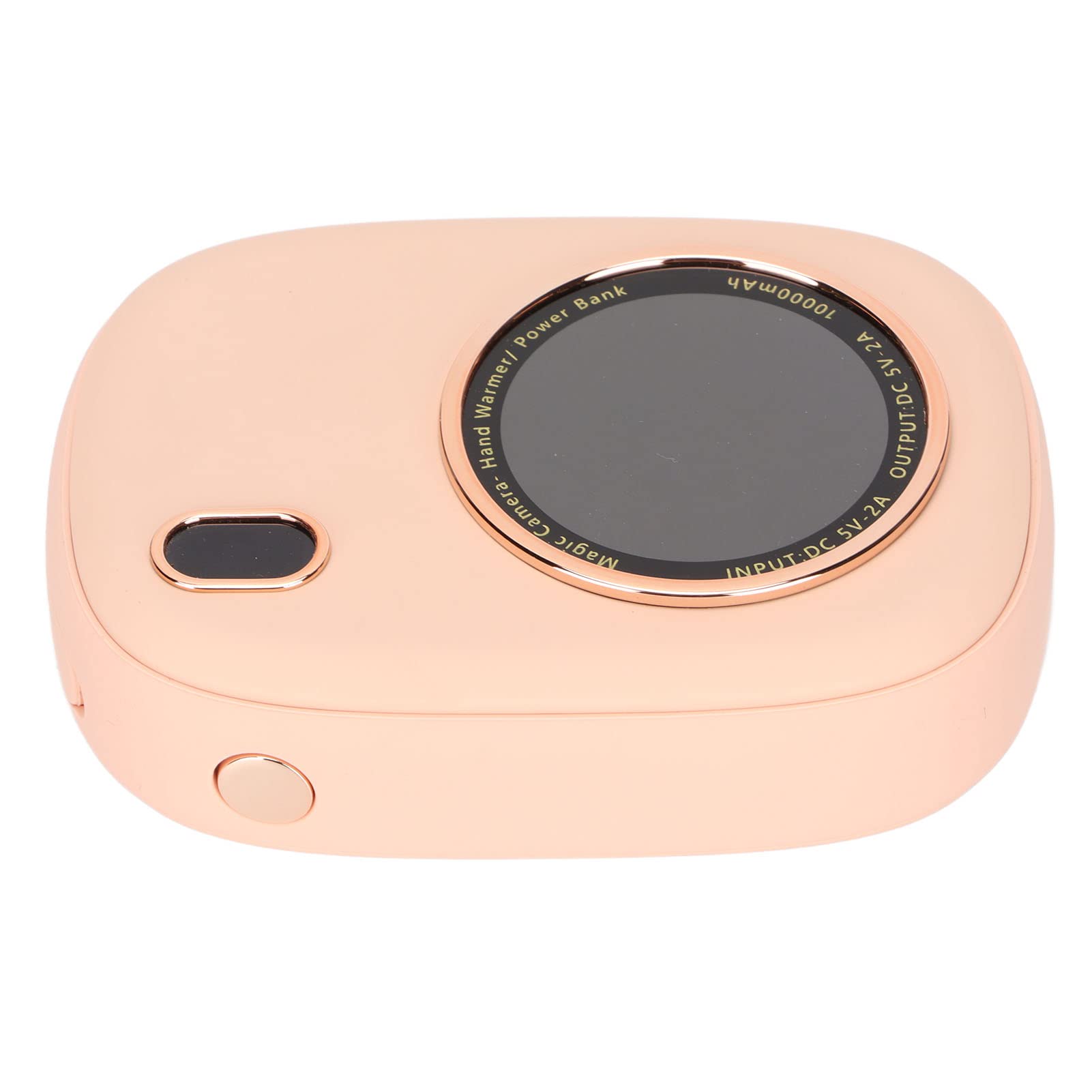 Scaldamani Incurvi, Scaldamani Ricaricabile 10.000 mAh con Display LED, Calore Durevole 8-12 ore, Giorni di Neve in Inverno, Campeggio, Ufficio Interno