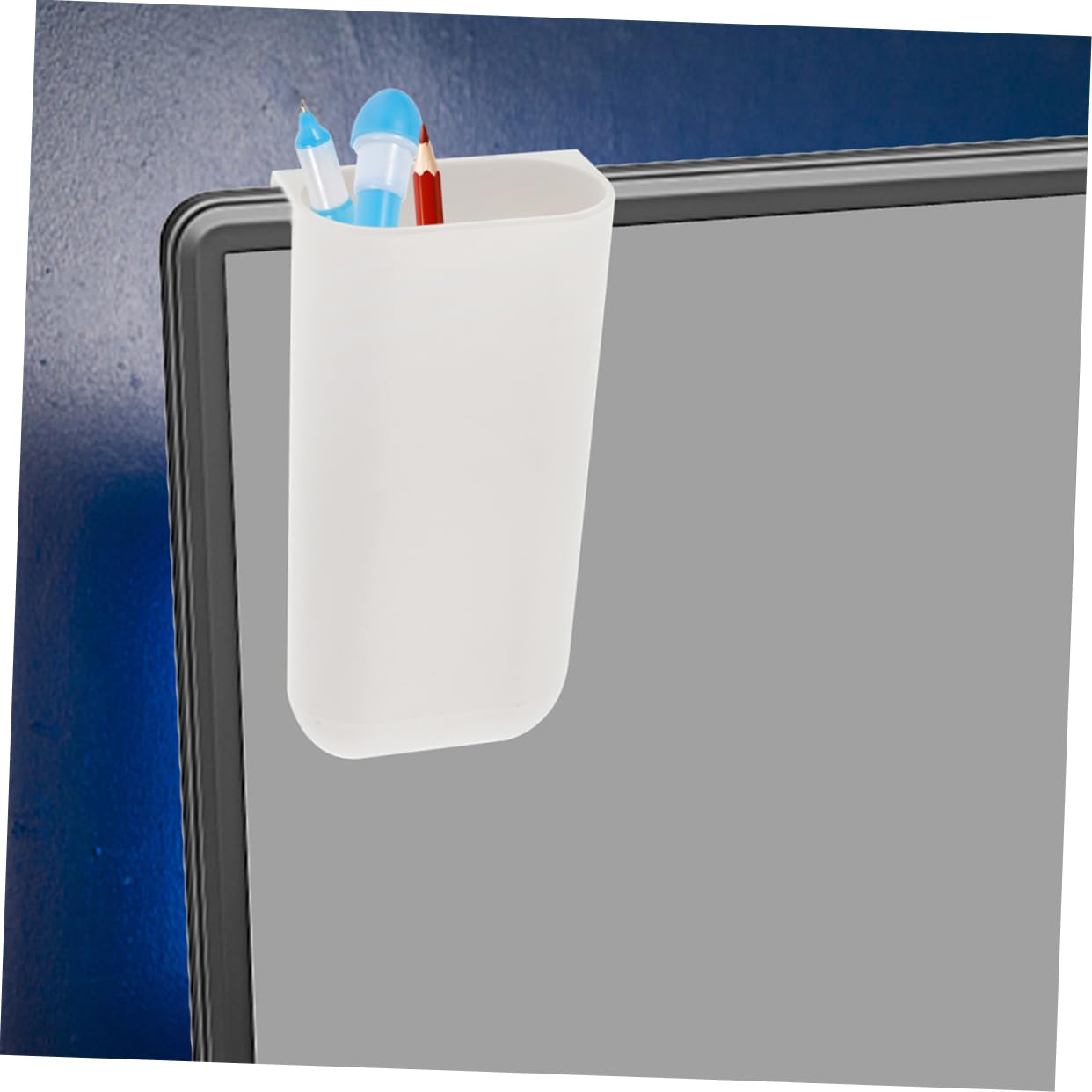 Operitacx 20 Stück Stifthalter Selbstklebender Bleistift Organizer Schreibtisch Stiftbehälter Tisch Organizer Selbstklebender Stiftehalter Schreibtischzubehör Selbstklebendes
