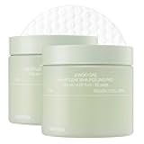 Ji.Woo.Gae Heartleaf BHA Peeling Pad Double Edition | with Heartleaf Extracts, Exfoliating Toner Pads, Facial Peels, Hydrating, For Troubled Skin & Breakouts, Mother's Day Gift (60pads*2)