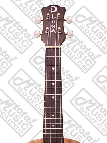 Luna UKE TC MAH L COMP Mahogany Tattoo Concert Ukulele Lefty W/Strings,Tuner & Cp thumb #3