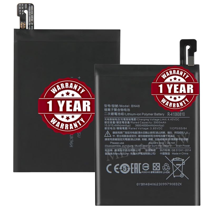 Image of Original BN48 Battery Compatible for Xiaomi Redmi Note 6 Pro - (4000mAh) - 1 Year Warranty JK1