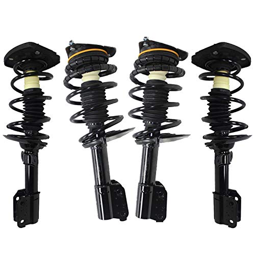 Detroit Axle - 4pc Front & Rear Struts w/Coil Spring Assembly for 2005-2009 Buick LaCrosse - [2004-2012 Chevrolet Impala(w/o Police or Taxi Package)] - 17 inch Wheels Exc Air and Electric Assist