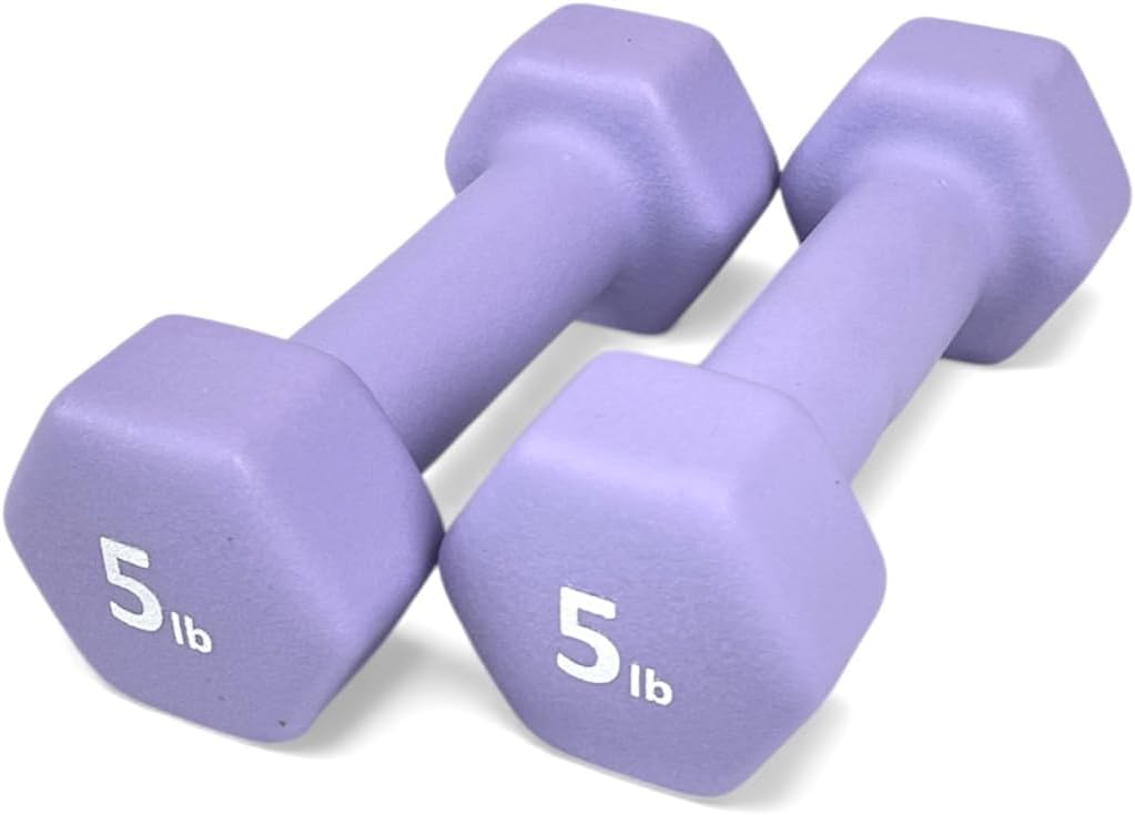 Barbell Neoprene Coated Hex Dumbbell Weights