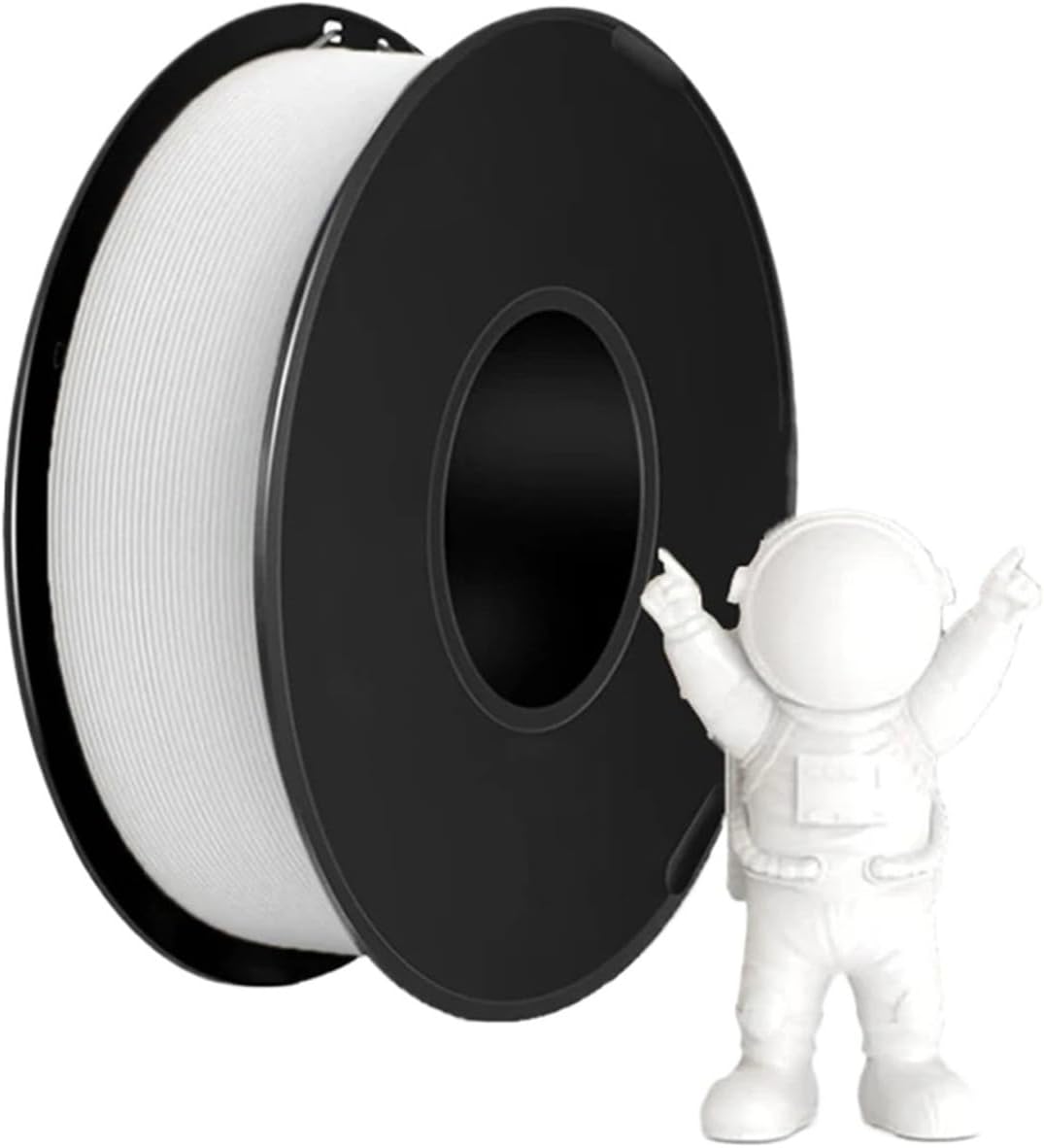 3D Printing Material, Compatible for PLA 3D Printer Filament 1.75mm, 250g/500g/1KG Spool Options with Vacuum Sealing, Gray & White,for Various Mechanical Parts 3D Printing Filament(PLA Gray 250g)