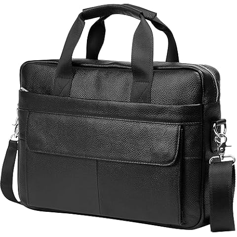 BTDAO Leather Briefcase for Business Travelling Cover