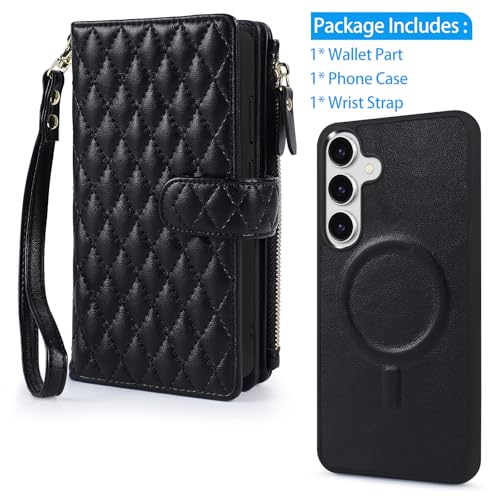Coque Samsung S25 FE fermeture éclair avec protection RFID intégrée