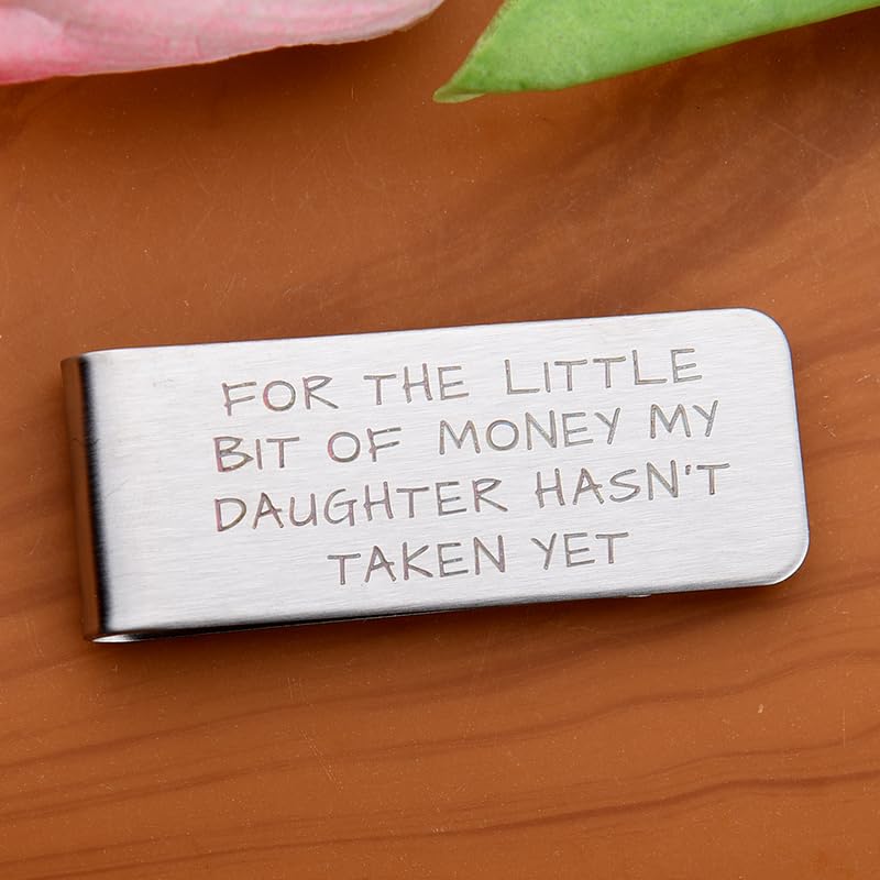 Money Clip for Dad Gifts from Daughter Funny Fathers Day Present for Men Dad Birthday Gift for Dad Father Gifts for Daddy Dad Father Retirement Gift for Fathers Dad Birthday Gifts from Daughter3