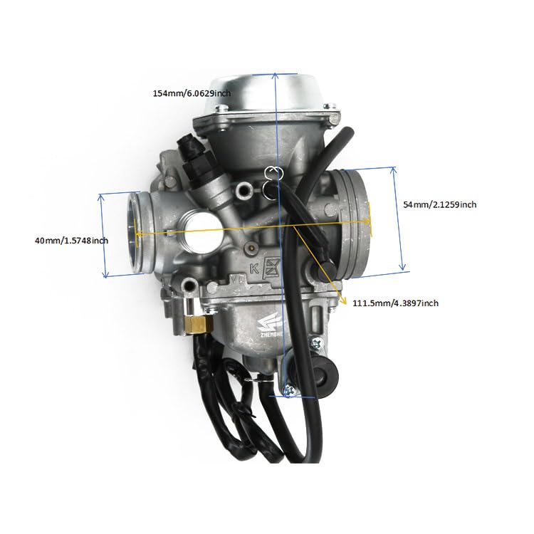 Image of TRX350 Carburetor for Honda Rancher 350 TRX350TM TRX350TE 350ES 350FE 350FMTE 2000-2006 4 Stroke ATV New 16100-HN5-305
