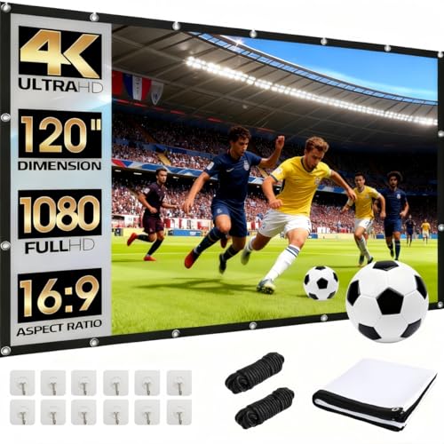 Écran de projection 120" pour remplacer votre téléviseur trop petit