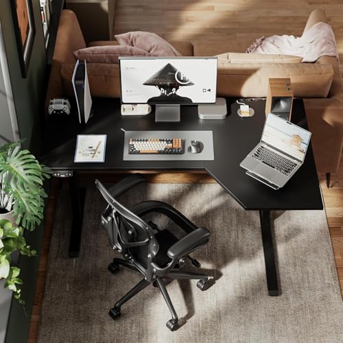 Em forma de L Mesa Eletrica Ajustavel, Estrutura para Mesa de pé Elétrica com Pernas de Mesa Ajustáv