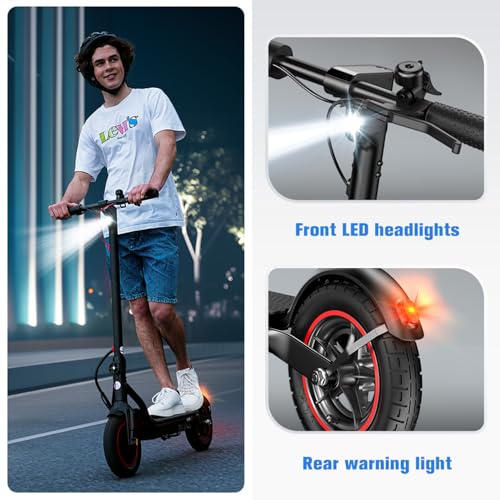 Electric Scooter, 23 Miles, 22 MPH Top Speed Electric