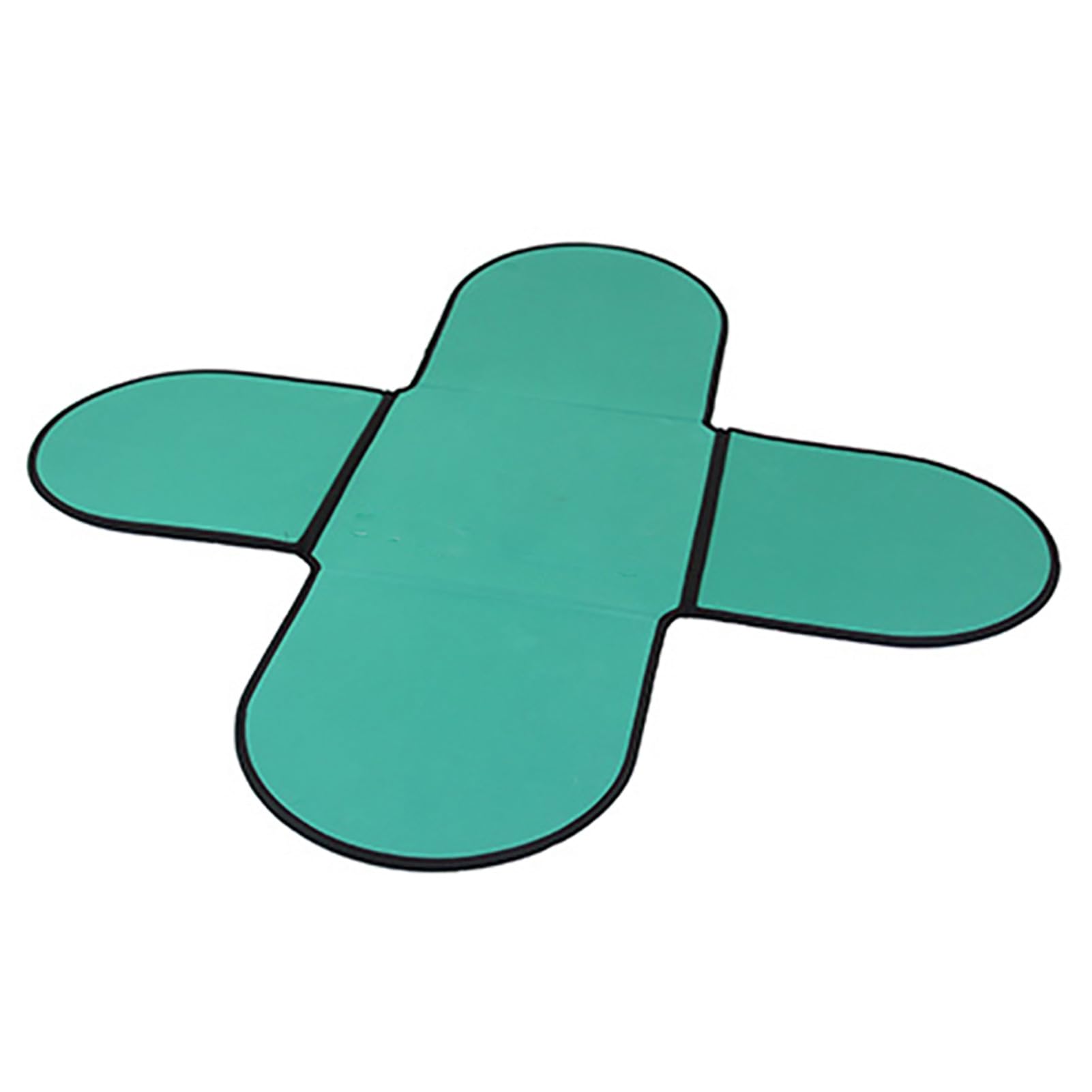 Cross Mat for Yoga Pilates Stretches Meditation Floor Exercises Lightweight and Folds for Carrying