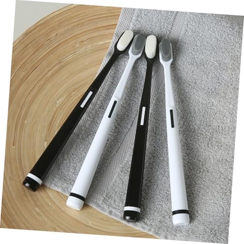 TOGEVAL 4 Stück Weiche Zahnbürsten für Empfindliches Zahnfleisch Erwachsene und Schwangere Sanfte Reinigung Kompakt Leichte Handzahnbürste zur Mundpflege – Bild 5