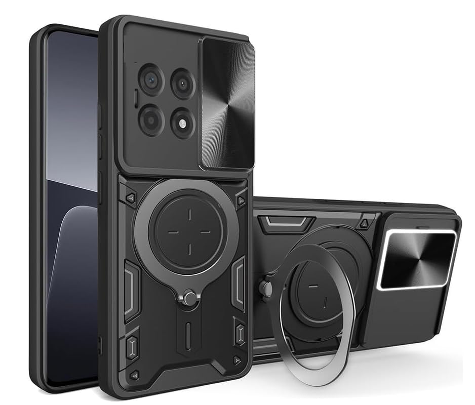 CoverLine Back Cover for Slide Camera Protection Rotating Holder Magnetic Car Holder Back Cover for Infinix GT 20 Pro -Black (B0D9M8T21V) Amazon Price History, Amazon Price Tracker