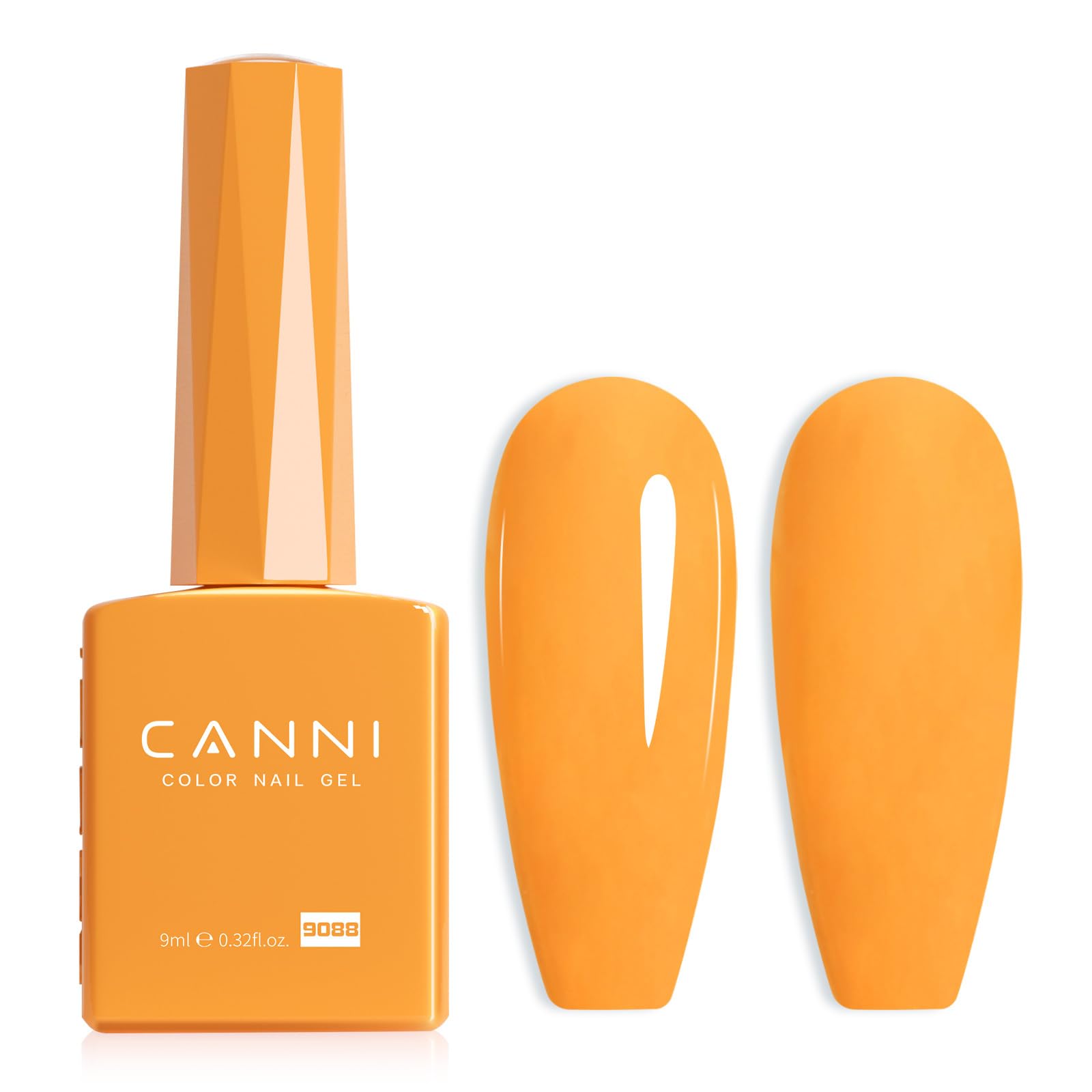Amazon.com : CANNI Orange Gel Nail Polish, 1Pcs Orange Gel Polish