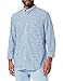 Produktbild GANT Herren Reg Poplin Stripe Shirt Klassisches Hemd, College Blue, XL EU