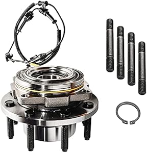 Detroit Axle - Front Wheel Hub & Bearing 515081 Replacement for 2005-2010 Ford F-250 / F-350 Super Duty [SRW 4WD w/ ABS-Wire]